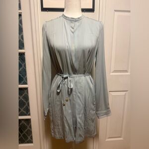 DVF Silk Shirt Dress Sz 2